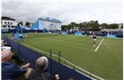 EASTBOURNE, ENGLAND - JUNE 16: A General View of the action on the outside courts on day three of the Aegon International at Devonshire Park on June 16, 2014 in Eastbourne, England.  (Photo by Steve Bardens/Getty Images)